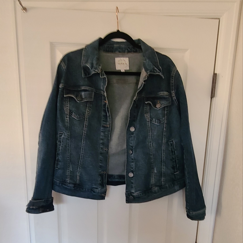 Torrid denim jacket size 1